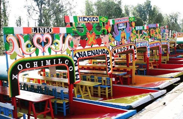 Boat ride and Mezcal Tasting at Xochimilco