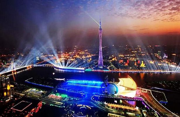 Private Guangzhou Night Tour with Canton Tower and Pearl River VIP Class Cruise