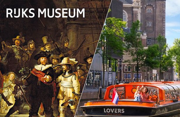 Rijksmuseum Amsterdam and 1-Hour Canal Cruise