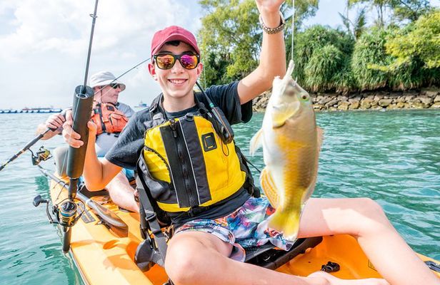 Kayak Fishing in Singapore, Sentosa, East Coast: Day, Sunset & Night Adventures