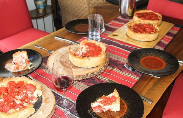 Traveling Spoon Chicago-Style Deep Dish Pizza Private Online Cooking Class