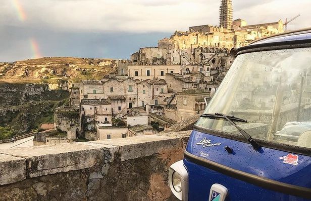 Private Panoramic Tour with Piaggio Ape Calessino in Matera