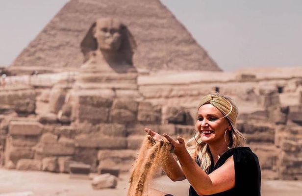 pyramids & cairo old market & the Museum of Egyptian Civilization with Lunch