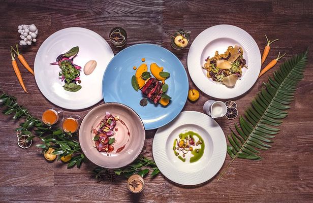 11 course tasting menu with cocktail pairing in Gdańsk