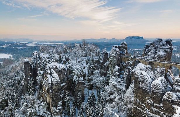 Winterland Tour to Bohemian and Saxon Switzerland from Prague