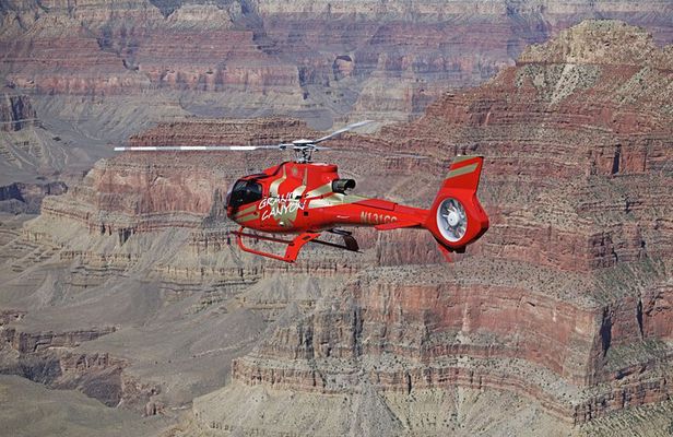 25-min Grand Canyon South Rim EcoStar Helicopter Tour with Optional Hummer