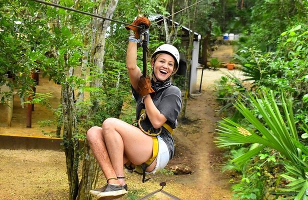 ATV, Ziplines and Cenote swim experience from Cancun or Riviera Maya