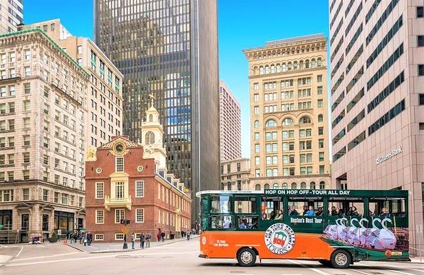 Boston Hop-On Hop-Off Trolley Tour with 13 Stops