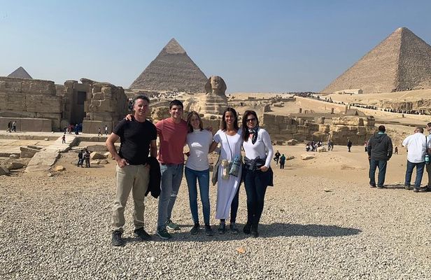 Guided Day Tour: Giza Pyramids, Sphinx, Saqqara and Dahshur Pyramids From Cairo