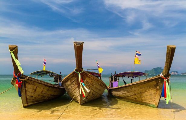 Longtail Boat Private Charter Tour to Krabi 4 Islands