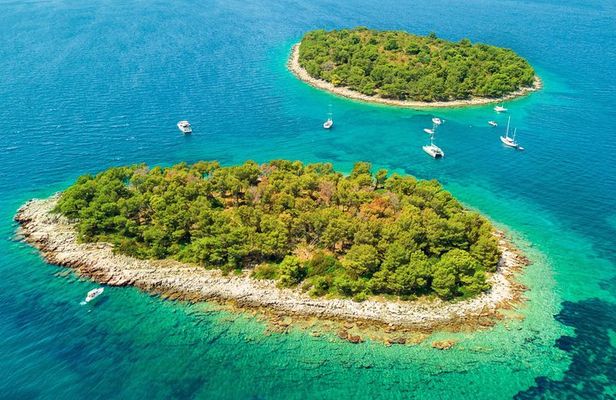 Blue Lagoon & Maslinica half day tour from Trogir