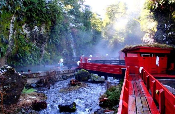 Geometric Hot Springs Private Tour from Pucon