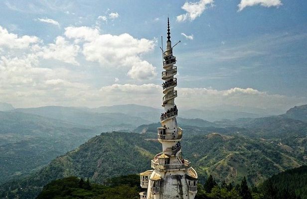 Climb sky-scraping tower in Ambuluwawa from Kandy