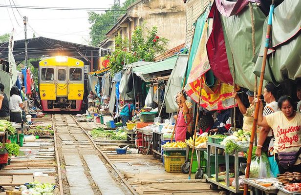 Amphawa Floating Market Tour with Maeklong Railway Market (SHA Plus)