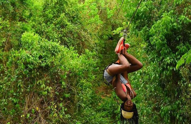 ATV SINGLE from Cancun with Ziplines and a Cenote swim experience the best price