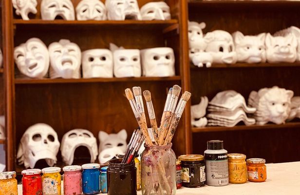 Mask Workshop - Paint Your Own Venetian Mask in Venice, Italy