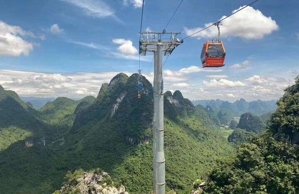 Yangshuo Ruyi peak & round way cable car ticket