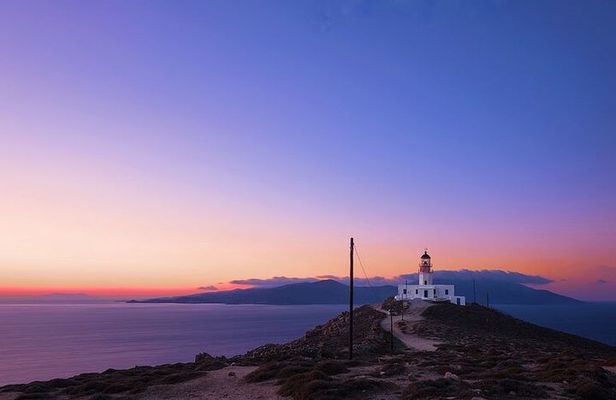 Small-Group Armenistis Lighthouse Sunset Tour in Mykonos
