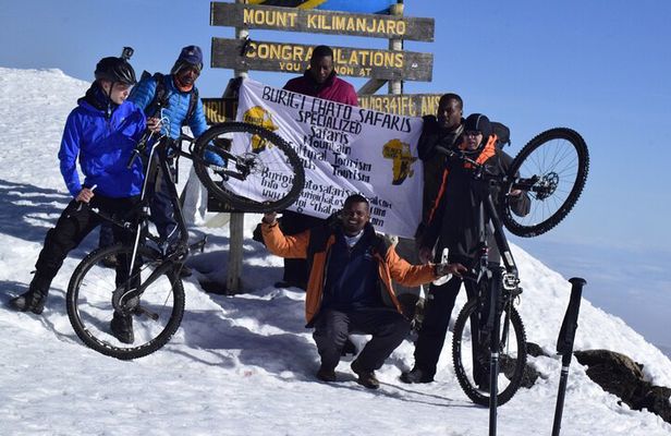 Top 6 Days Mt. Kilimanjaro Bike trek Tour by Marangu-Kilema Route