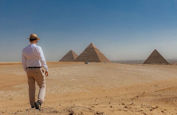 Explore Giza Pyramids, Sphinx and valley temple in half day tour 