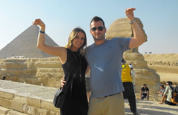 Giza Pyramids, Sphinx & Chephren Temple Half Day Private Trip 