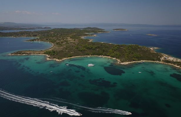 Blue Lagoon-Vourvourou Lunch Cruise from Ouranoupolis