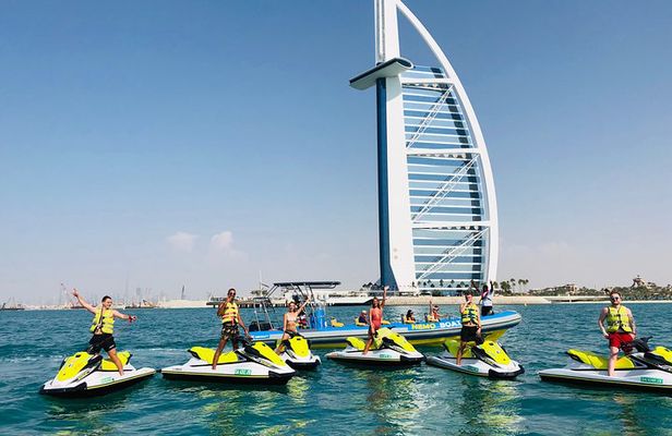 30 Mins JET SKI Burj al Arab tour and Burj Khalifa, Dowtown Dubai