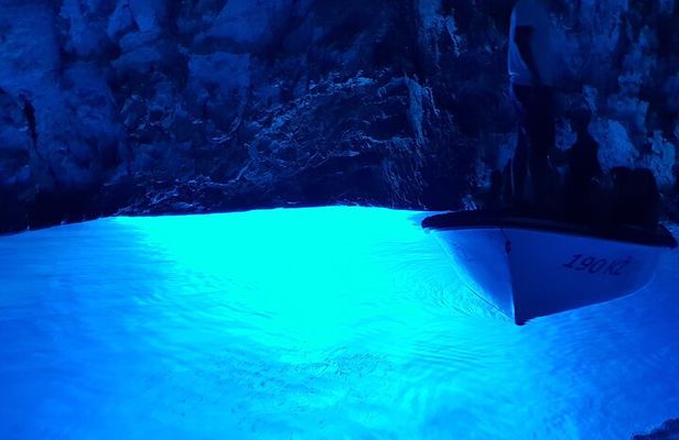 Blue Cave & Vis Island speedboat tour from Hvar