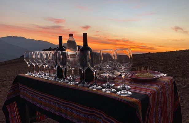 Valle nevado Sunset