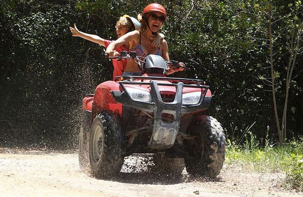 Combo Horse Riding - Atv (shared) - Zipline and Cenote from Cancun