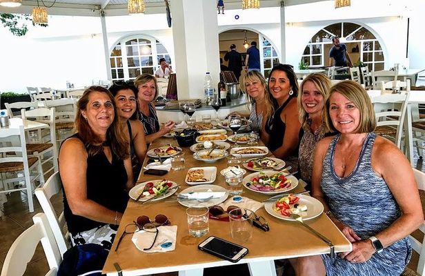 Santorini Wine and Food Experience with pick up included