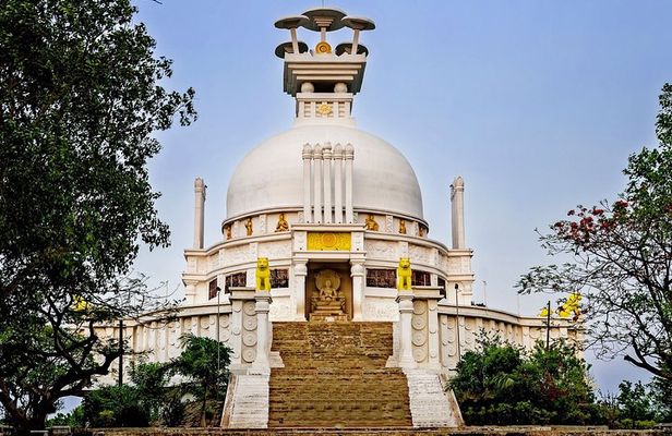 Discover Dhauli Shanti Stupa Bhubaneswar(Guided Halfday Sightseeing Tour by Car)