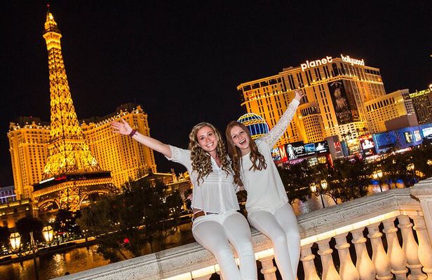 Las Vegas Strip by Super Stretch Limo with Personal Photographer