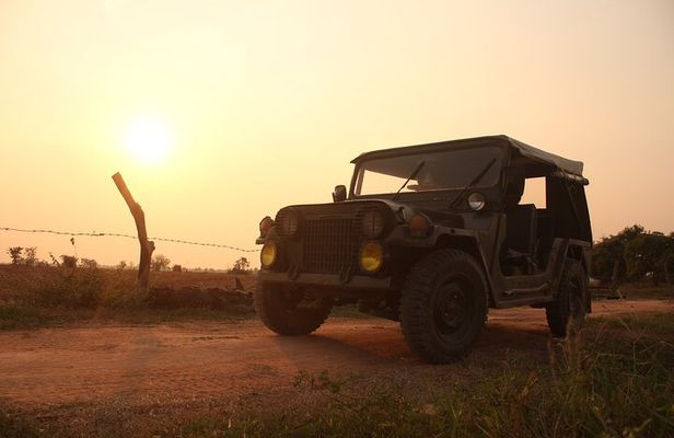 Sunset Drinks in the Countryside by Jeep
