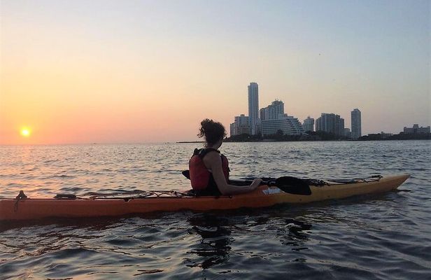 Sunset Cartagena In Kayak