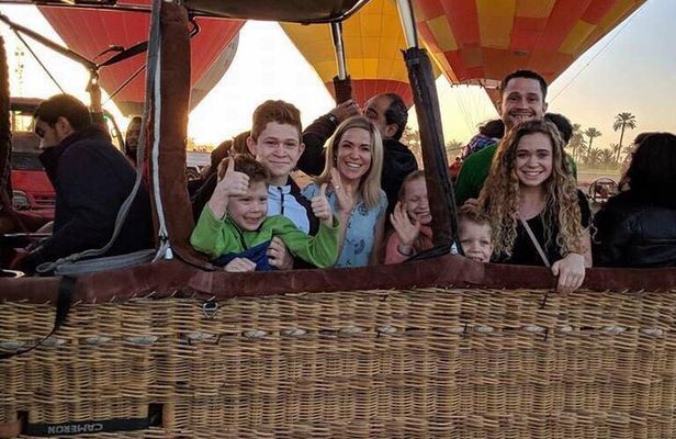 Enjoy The over night by flight from Cairo to luxor with hot air balloon