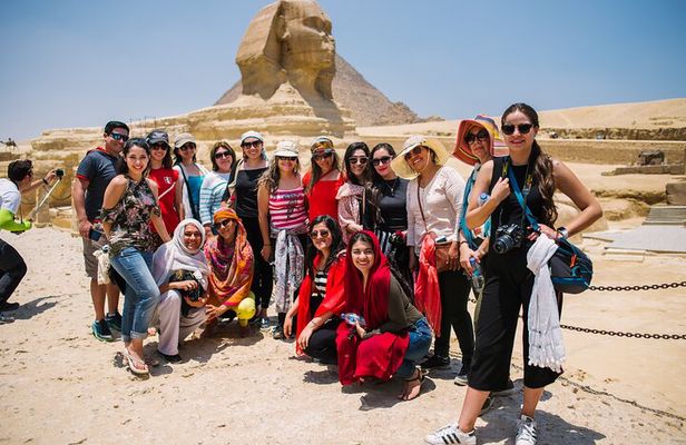 Private Full Day Tour Giza Pyramids Sphinx Saqqara and Memphis including Lunch