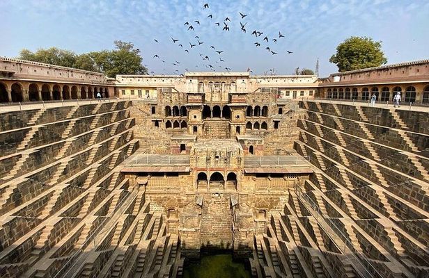 Abhaneri Chand Baori Stepwell Day Trip from Jaipur