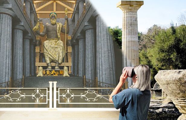Olympia Walking Tour with Virtual Reality Glasses