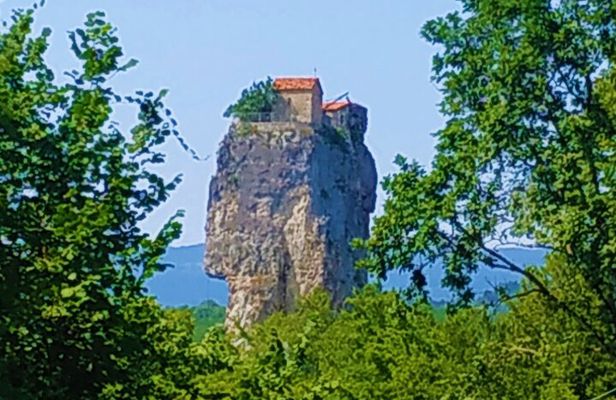 Tour to Katskhi Pillar&Chiatura from Tbilisi (Mghvimevi,Cableway, Ubisa,Tsitska)