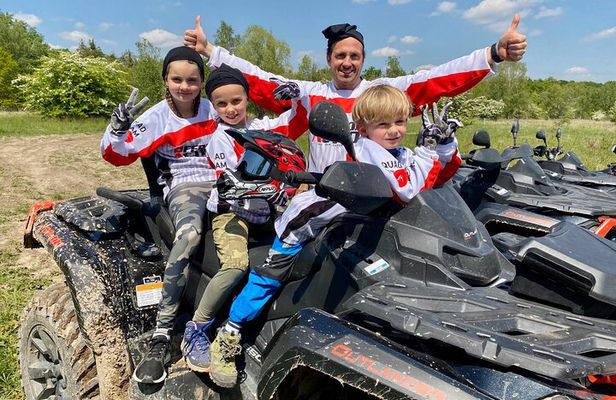 Quad ride adventure for families with kids Prague
