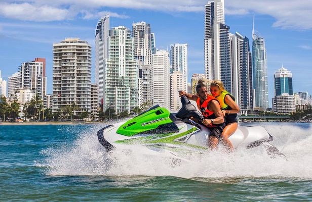 1 Hour Jet Ski Island Safari to South Stradbroke Island