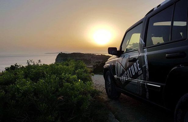 Private Sunset Jeep Safari in North West Corfu with Dinner