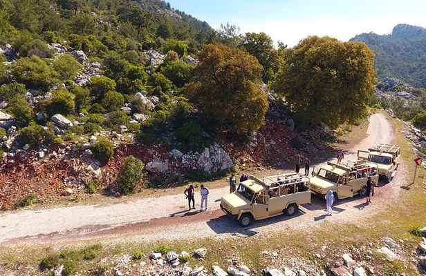 Marmaris Jeep Safari, Turgut Waterfall, Jesus Beach w/Lunch