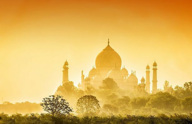 Overnight Tour in Agra Sunset & Sunrise Taj Mahal from Delhi