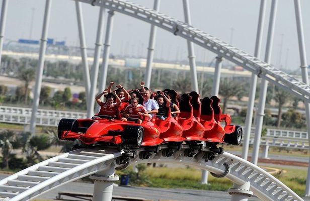 Ferrari world & Warner bros. parks with transfer from Dubai