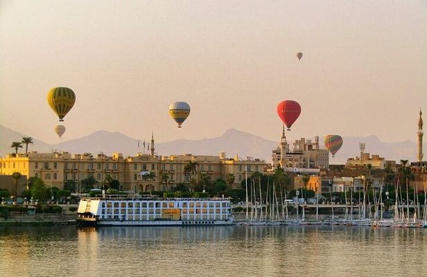 Luxor Tours: City Tour,Hot Air Balloon,Kings Valley,Sailing Felucca,Camel Ride