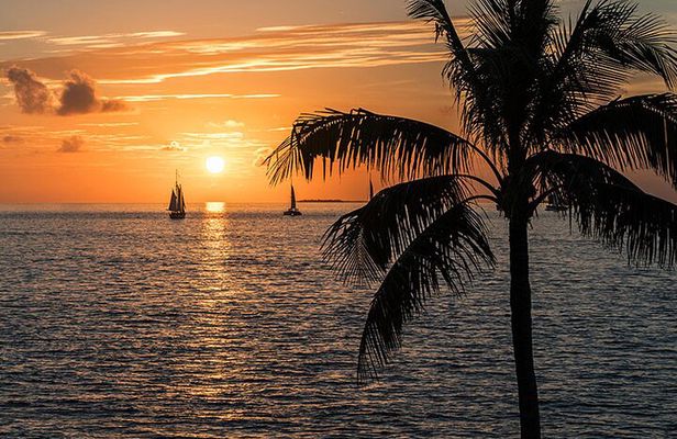 Key West: Private Sunset Cruise on an Authentic Tiki Bar Boat