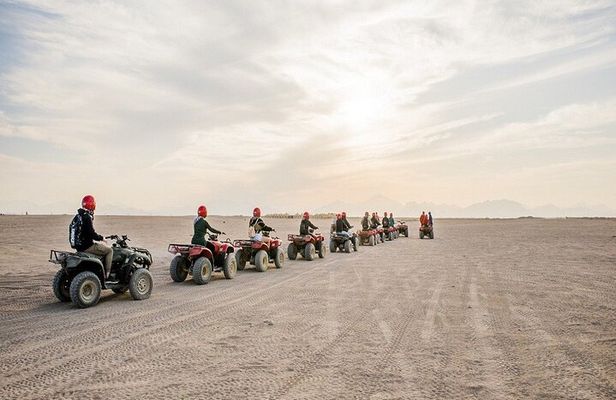 Hurghada: Quad Bike Safari, Bedouin Village; BBQ Feast