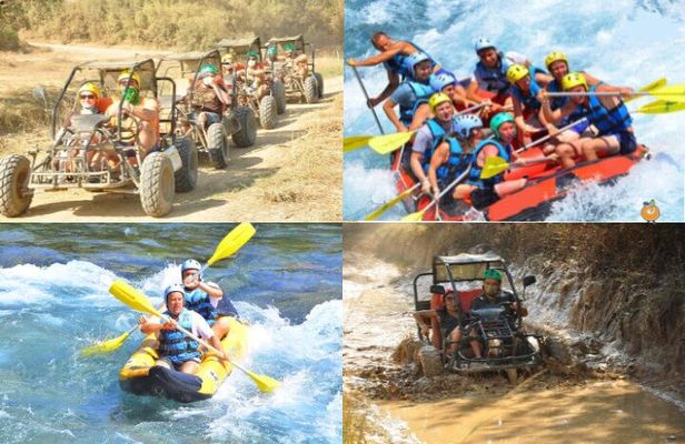 From Side: Rafting & Buggy Safari & Zıplayn with Lunch & Transfer
